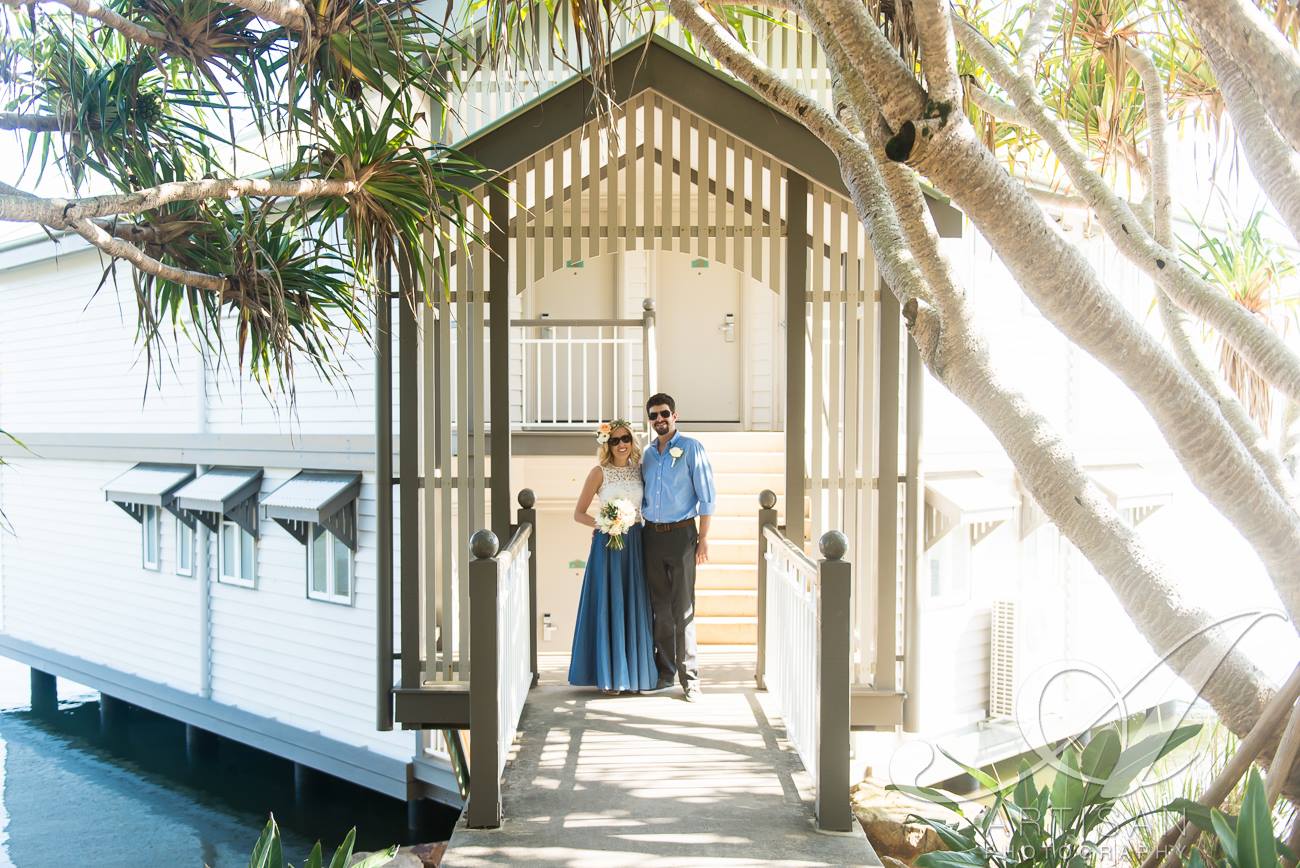 October 2015, Alexa and David | Elope to Australia Elope to North Shore Beach, Twin Waters, Qld and stay at the Twin Waters Resort - walk to your wedding!